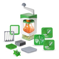 Genius Nicer Dicer Julietti Spiralschneider Set 9-tlg. grün