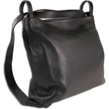 toscanto Cityrucksack Leder Schwarz