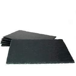 6er Set Schieferplatte 20x30 cm - 23464665
