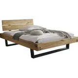 Home Affaire Ultima Balkenbett 198 x 228 cm Braun