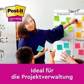 Post-it Super Sticky Notes Soulful Collection farbsortiert, 90 Blatt