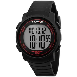Sector EX-31 Herrenuhr Digitaluhr 44mm 10ATM - Schwarz