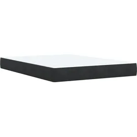 vidaXL Boxspringbett 140 x 200 cm Schwarz