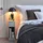 SoBuy Nachtschrank 20 x 35 x 60 cm Hellgrau