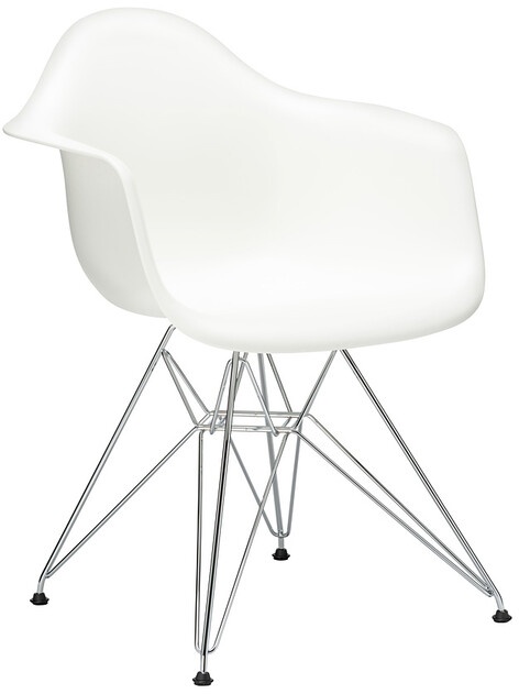 Vitra Chaise Eames Plastic Armchair DAR, Designer Charles & Ray Eames, 83x63x59 cm