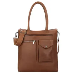 Cowboysbag Aktentasche Leder 35 cm Laptopfach  braun