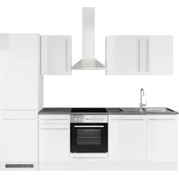 BASIC by Balculina Küchenzeile Jazz 280 cm weiß