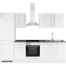 BASIC by Balculina Küchenzeile Jazz 280 cm weiß