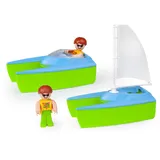 Lena Set Boaties Segelboot und Sportboot 17 cm