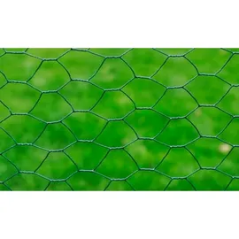 vidaXL Drahtzaun mit PVC-Beschichtung 25x0,75 m Grün
