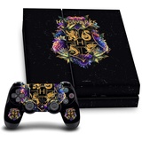 Head Case Designs Offizielle Harry Potter Hogwarts Wappen Grafiken Vinyl Haut Gaming Aufkleber Abziehbild Abdeckung kompatibel mit Sony Playstation 4 PS4 Console and DualShock 4 Controller Bundle