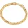 KUZZOI Königskette Armband gold 21 cm