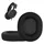 kwmobile 2x Ohr Polster für SteelSeries Arctis 3 / Arctis 5 / Arctis 7 / Arctis 9 / Arctis 9X Ohrpolster - Ersatz Ohrpolster - Kopfhörer Ersatzte... - Schwarz