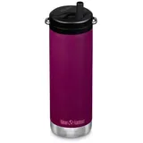 Klean Kanteen Tkwide 16oz With Twist Cap Insulated Thermosflasche - Purple Potion - One Size