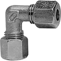 Riegler Winkel-Verschraubung, Rohr-Außen-Ø 4 mm, Stahl verzinkt