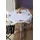 Vervaco Stickpackung Tischdecke Zählmusterpackung Kreuzstich Schmetterling Stickdecken zum Selbersticken Stickset Weihnachten Kreativ Set für Erwachsene 80 x 80 cm Kreatives Geschenk