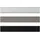 walther + design Bilderrahmen Construction Silber 21x29,7 cm 3er Set