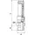 Riegler Sicherheitsventil DN 10 Messing Ansprechdruck 28 bar