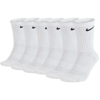 Nike Socken Unisex 6er Pack WEISS|WEISS 34/38