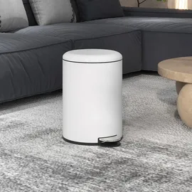 Homcom Mülleimer 20 l Weiß