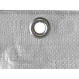 Boni-Shop® Gerüstplane in verschiedenen Größen 150g/m2 weiss 2,10 x 10 m) 150 g/m2 - Weiß