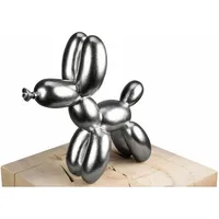KUNSTLOFT Skulptur, Silber, Stein, 28x26x10 cm, Dekoration, Skulpturen &