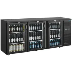 Polar Hintere Bar 3 verglaste Flügeltüren 355 Liter, 350 W, 220V - MONO