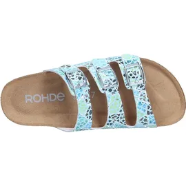 ROHDE Damen Pantolette für Damen, blau, 41 EU
