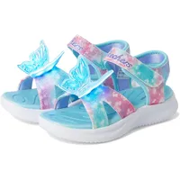 SKECHERS Baby-Mädchen Jumpsters Butterfly Brites Flache Sandale, Blue, 21