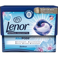 Lenor Waschmittel Allin1 PODS® Aprilfrisch für 18 Waschladungen Mit Ultra Reinigungskraft Und Lang Anhaltender Frische