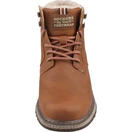 Dockers by Gerli Herrenschuhe Stiefel Warmfutter Boots Braun Freizeit, Schuhgröße:40 EU - Braun - 40