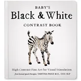 b blue star press Baby's Black and White Contrast Book: High-Contrast Art for Visual Stimulation at Tummy Time (Our Little Adventures Series, Band 4)