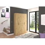 MID.YOU Projekt X Garderobenschrank 122x193x34 beige