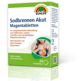 Sunlife Sodbrennen Akut Kautabletten 24 St.