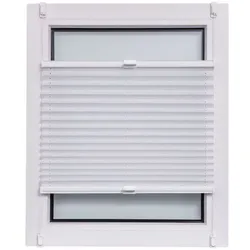 Büscher Sunlines Plissee »Crush« Lichtschutz 55 cm breit weiß, 55x150 cm