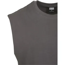 URBAN CLASSICS Open Edge Sleeveless Tee grau 4XL