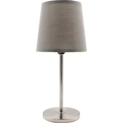 Eco-Light Tischleuchte Pegasus Stoff Silber / Grau