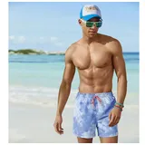 VENICE BEACH Badeshorts weiß|blau L