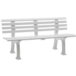 Bank Modell Sylt 3 Sitzer weiß 150 cm