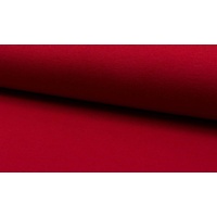 French Terry Stoff - Sommersweat, Rot als Meterware zum Nähen, 50 cm