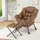 Costway Relaxsessel mit Hocker Polyester 0 x 0 x 0 cm Braun