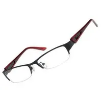 Fossil Brillengestell aus Metall in Schwarz/Rot | Gr.: onesize