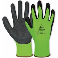 Hase Safety Gloves Hase Safety Gloves, Schutzhandschuhe, Latex-Arbeitshandschuhe Superflex EN 388, EN 420, Größe S, 10 Paar