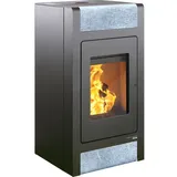 HAAS & SOHN Pelletofen »HSP 2.stone«, Speckstein, Stahlblech, 8 kW - schwarz
