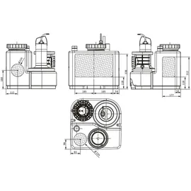 WILO Drainlift Sani-s.11t/1, 400V,