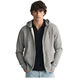GANT REG Shield Full Zip Hoodie Herren Grau 4XL