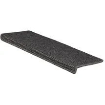 Floordirekt KARAT Stufenmatte Kalkutta Sisaloptik Anthrazit 23,5 x 65 cm Rechteckig
