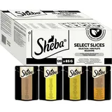 Sheba Selection Katzen Nassfutter im Portionsbeutel Geflügel Variation in Sauce Multipack 120x85g