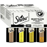 Sheba Selection Katzen Nassfutter im Portionsbeutel Geflügel Variation in Sauce Multipack 120x85g