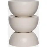 sweeek - Beistelltisch, Sofatisch, Nachttisch Metall Ø32 x H46,5cm